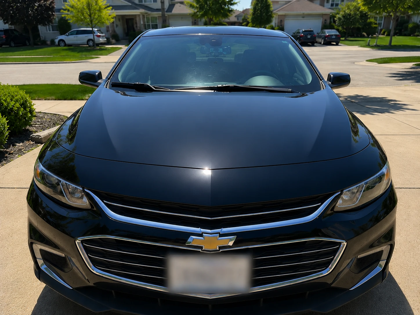 car after paint correction service and without srwil marks