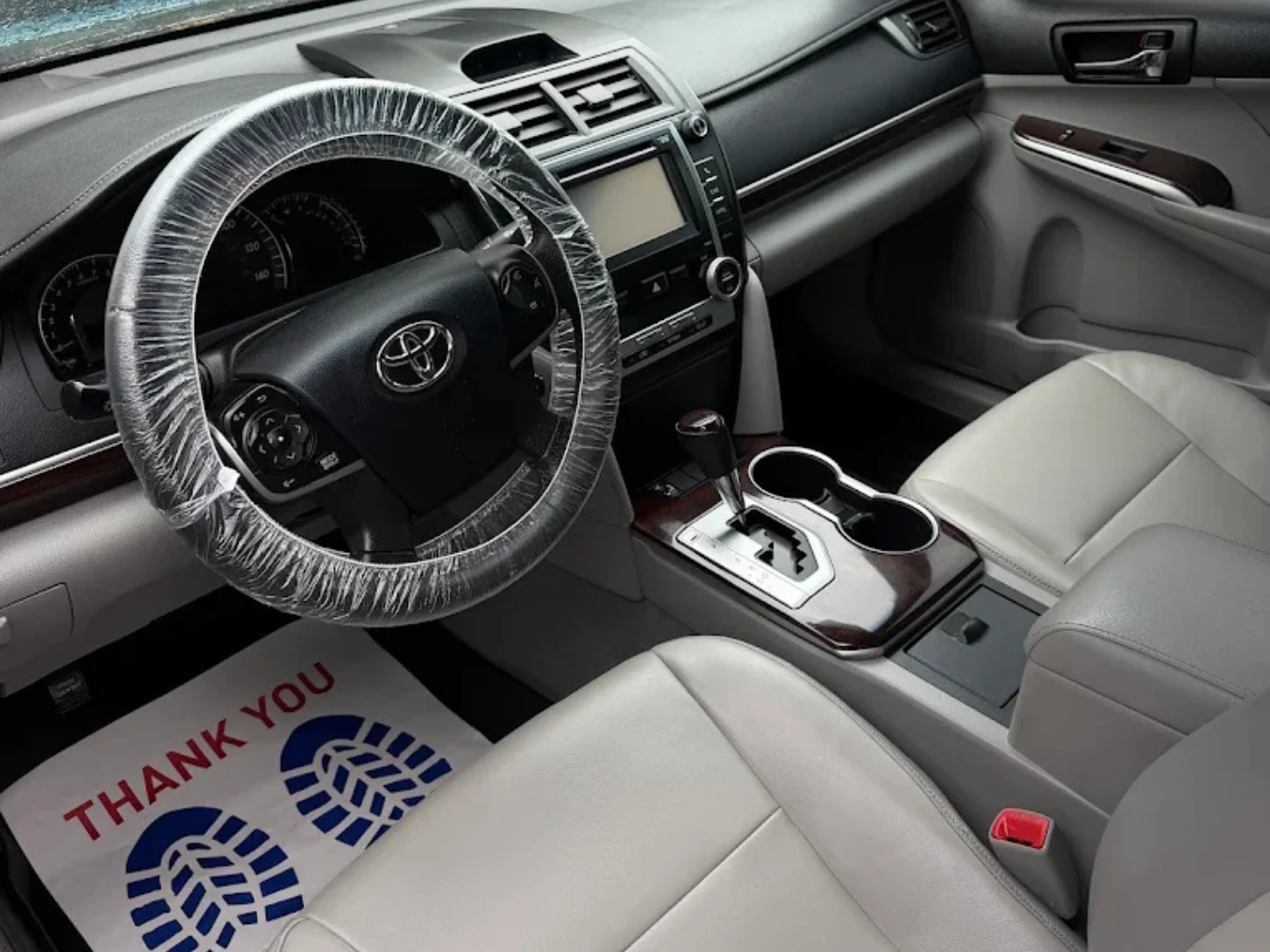 car interior after detailing
